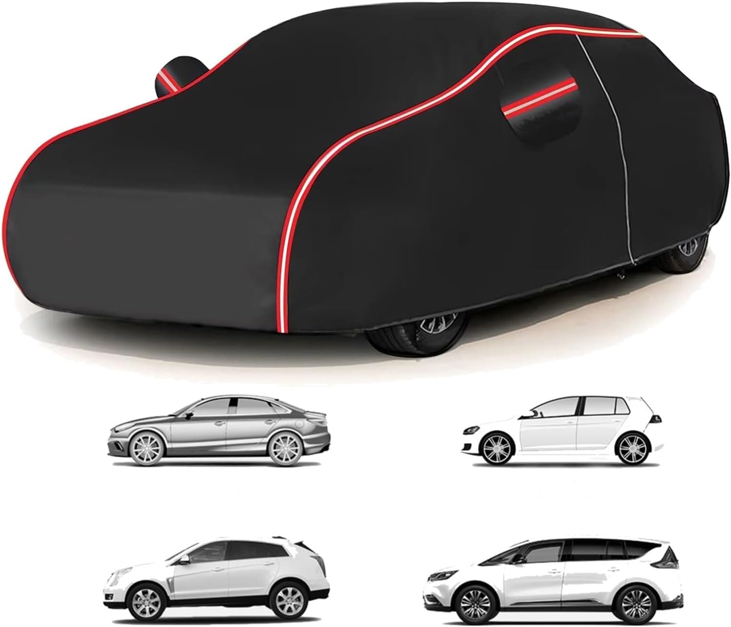 Car Cover for VinFast VF7 (454.5 x 189 x 163.6cm),All-Season Car Armor-Waterproof+UV Defense+Scratch Proof,Wind & Dust Resistant with 360° Edge Protection