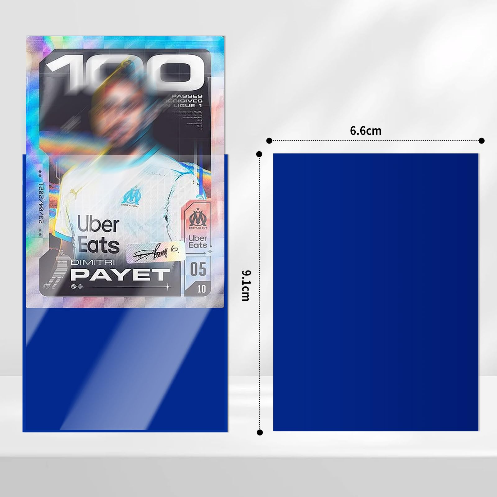 600 Pack Matte Card Sleeves for MTG TCG & Sports Cards, 66mm x 91mm Standard Size Trading Card Protectors Durable, Non-Slip - Image 2