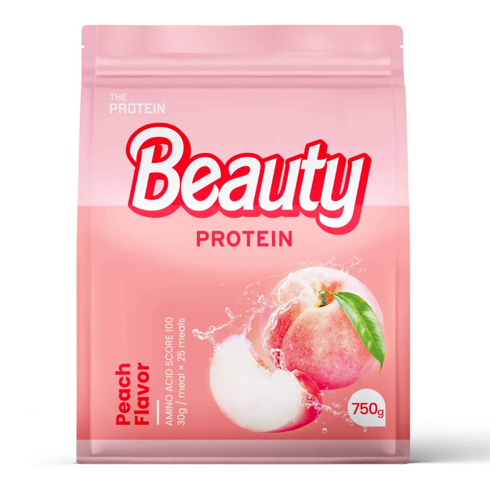 THE PROTEIN BEAUTY  ストロベリー風味 5袋セット Amazon | 武内製薬 ザプロBEAUTY ストロベリー 風味 450g プロテイン