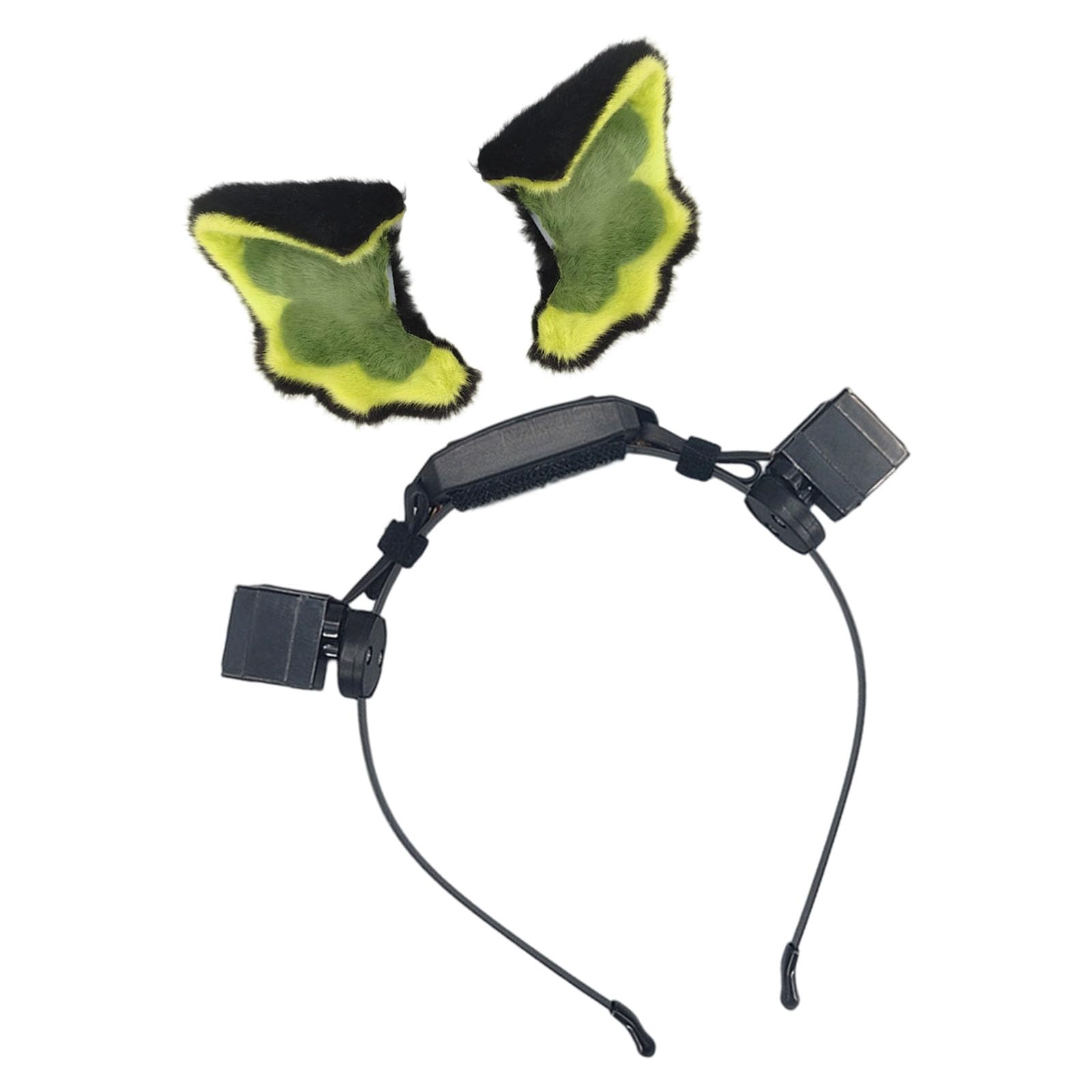 Diadema de orejas de gatito para niñas, orejas dinámicas para cosplay, disfraces, máscaras, Halloween, cosplay, fiesta, orejas de movimiento interactivo