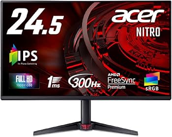 Amazon.co.jp: Acer Nitro ゲーミングモニター 24.5インチ フルHD IPS