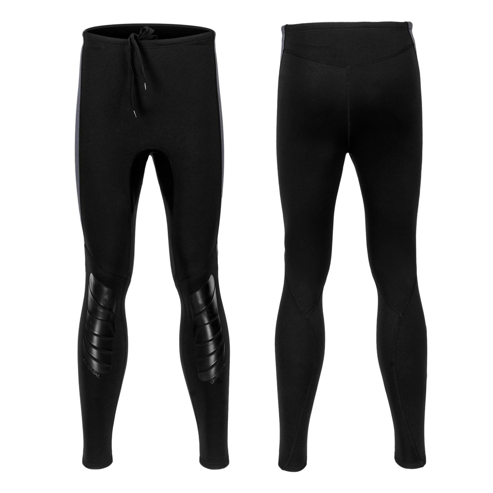 inhzoy Herren Neopren Hosen 3mm Lange Badehose Warm Mit Kordelzug Zum Tauchen Surfen Schnorcheln Kajakfahren