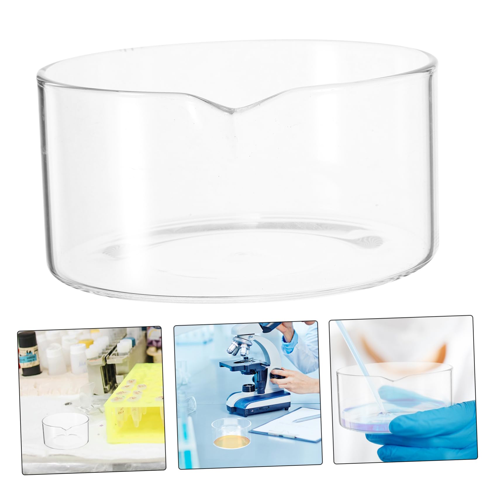 iplusmile 5piezas Plato Para Cristalización Vertedor Utensilio De Laboratorio Resistente Altas Temperaturas Para Experimentos Científicos