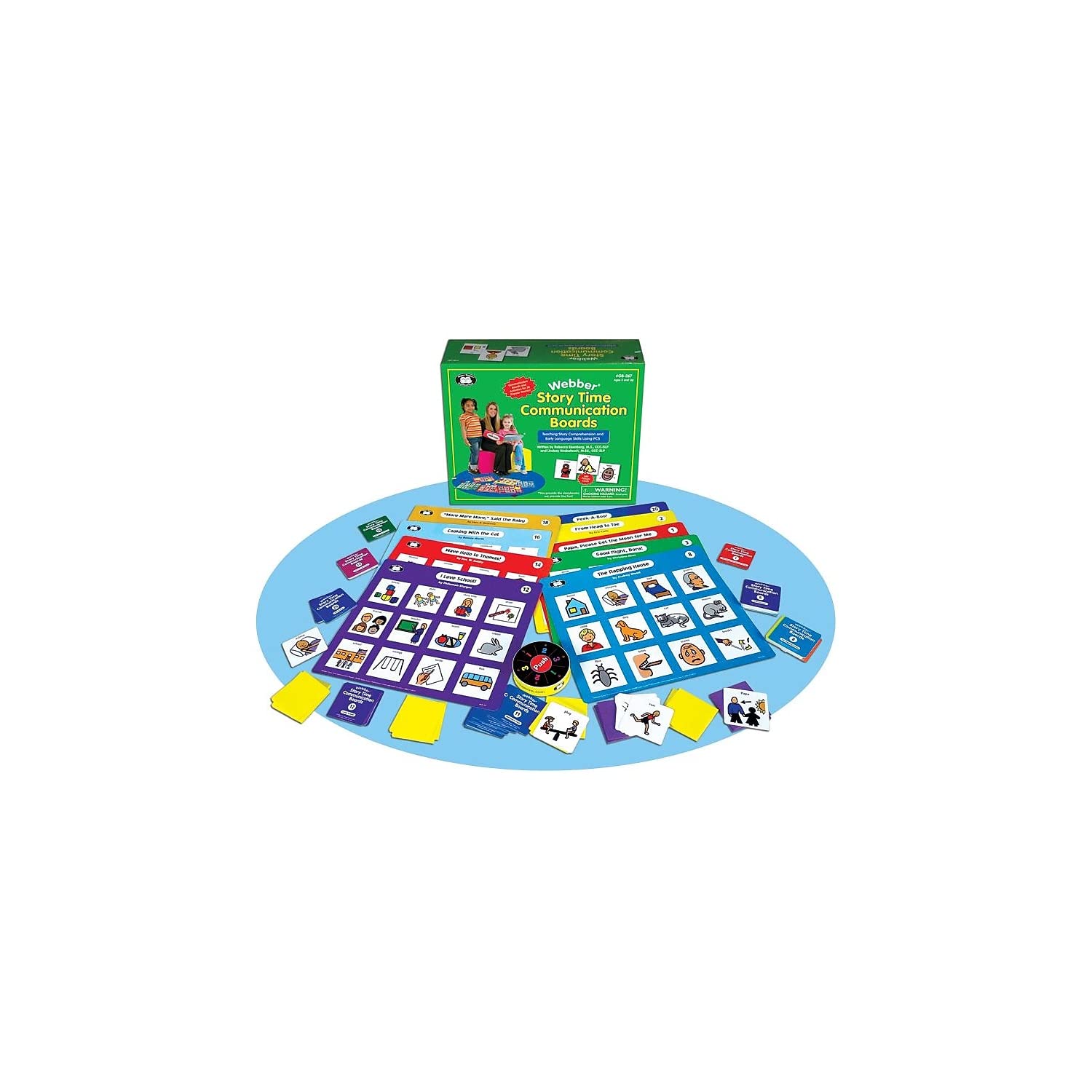 Super Duper Publications | Webber(r) Story Time Communication Boards | Educational Learning Resource for Children