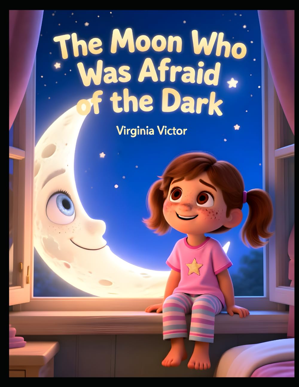 The Moon Who Was Afraid of the Dark | A Bedtime Story About Feeling Safe: A Children’s Story About Nighttime Fears & Comfort