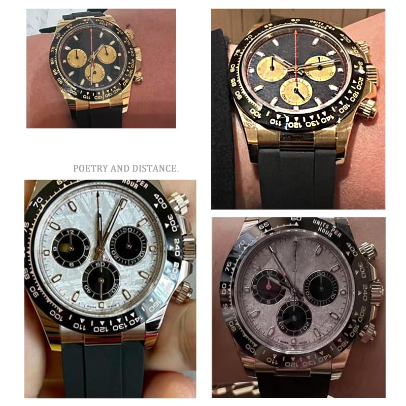 Argento Oro Nero Rosa Solido Curvo End Link Endlink 20mm 21mm Solo per Submariner GMT Daytona 116610 Cinturino in pelle di gomma