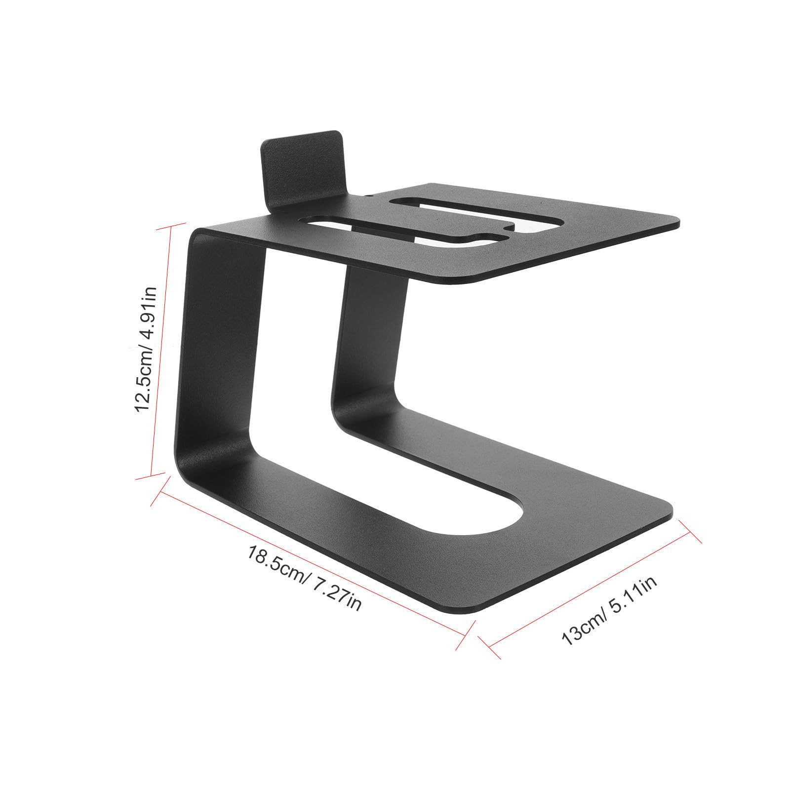 Homoyoyo Soporte de Metal Altavoces Negro para Escritorio para Ordenador
