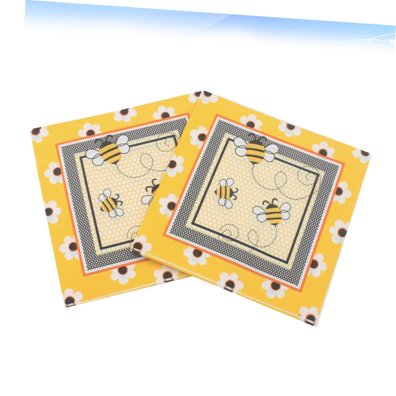 Papierservietten mit Bienenmotiv Stoff für Hochzeiten