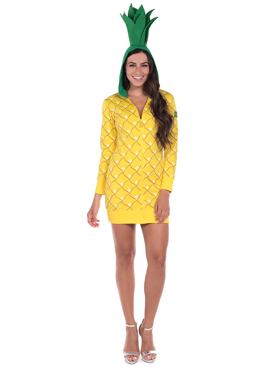 Tipsy ElvesPineapple Halloween Costume Dress: X-Large Yellow