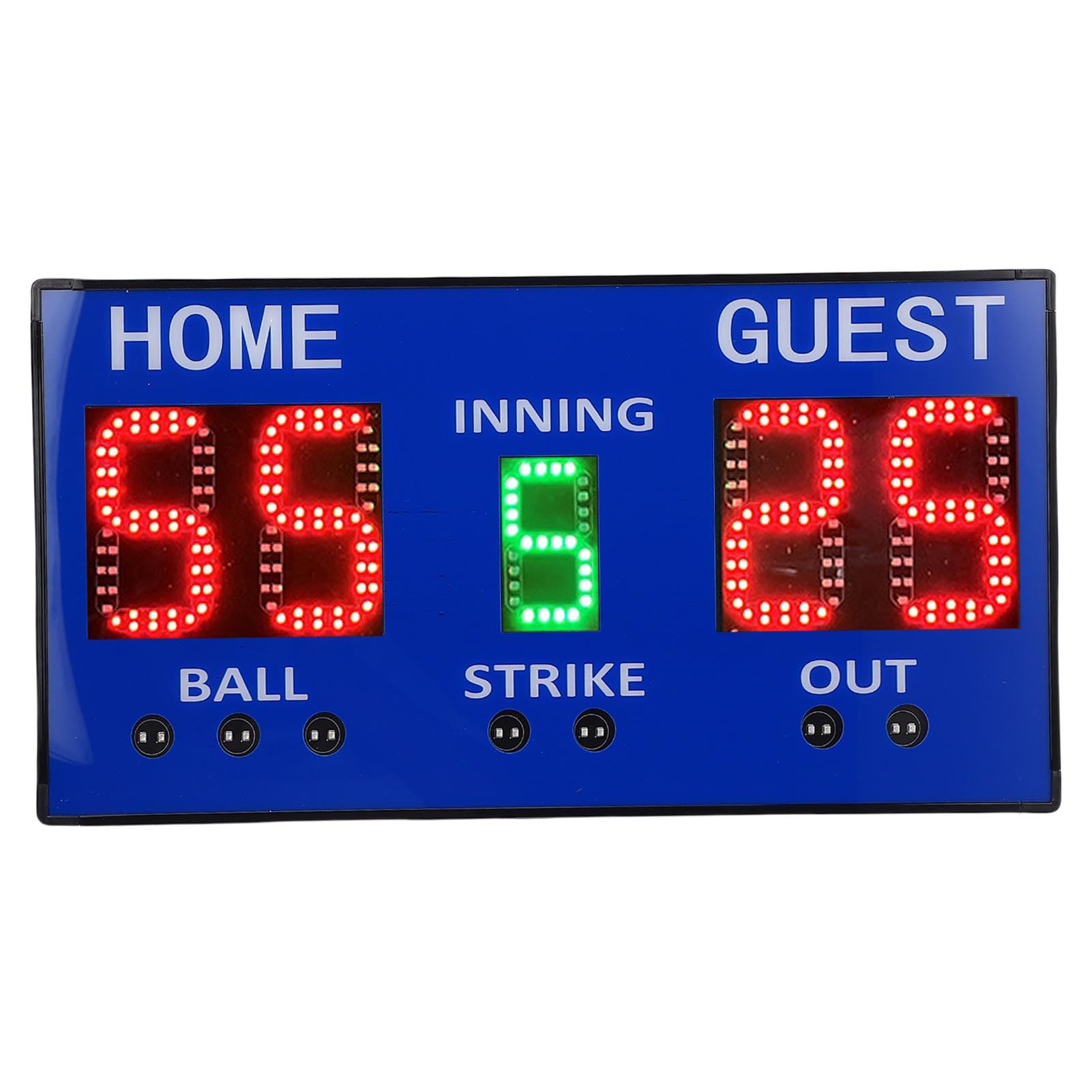 YZ LED Portable Digital Scoreboard Tabletop Electronic Scoreboard with Remote Portable Scoreboard for Games Indoor Outdoor