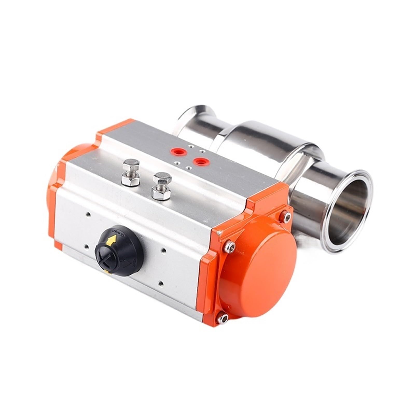 Válvula de bola de 25 mm acero con sistema Tri Clamp para instalación en sector alimentario