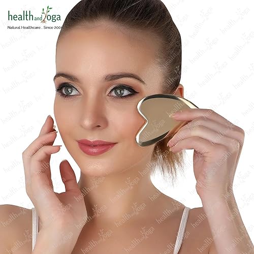 Miniatura 6 de Ayurveda BronzLove Kansa Gua Sha Herramienta de masaje  Movilización de tejidos blandos, herramienta de raspado de masaje de tendones  Alivio del