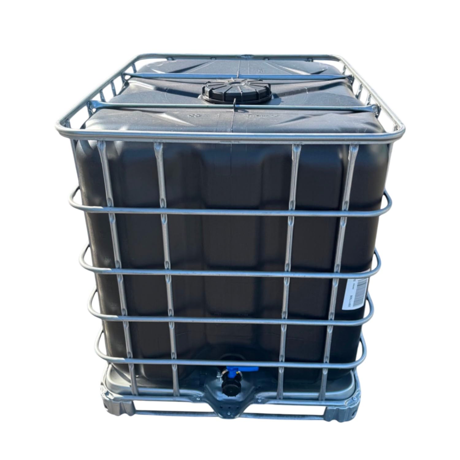 American Style — Cuve IBC Récupérateur Eau de Pluie 1000 litres — Poche Noire Neuve Anti-UV — Vanne S60x6 Neuve démontable— Palette Métallique