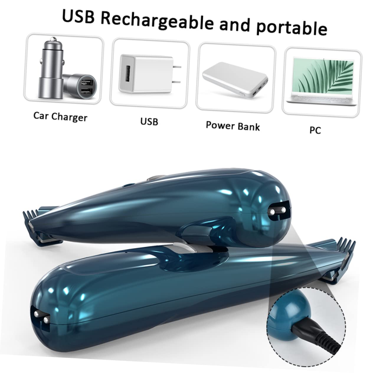 GALPADA Led Light Dog Clipper Pet Grooming Kit Dog Trimmer Electric Hair Clipper Rechargeable