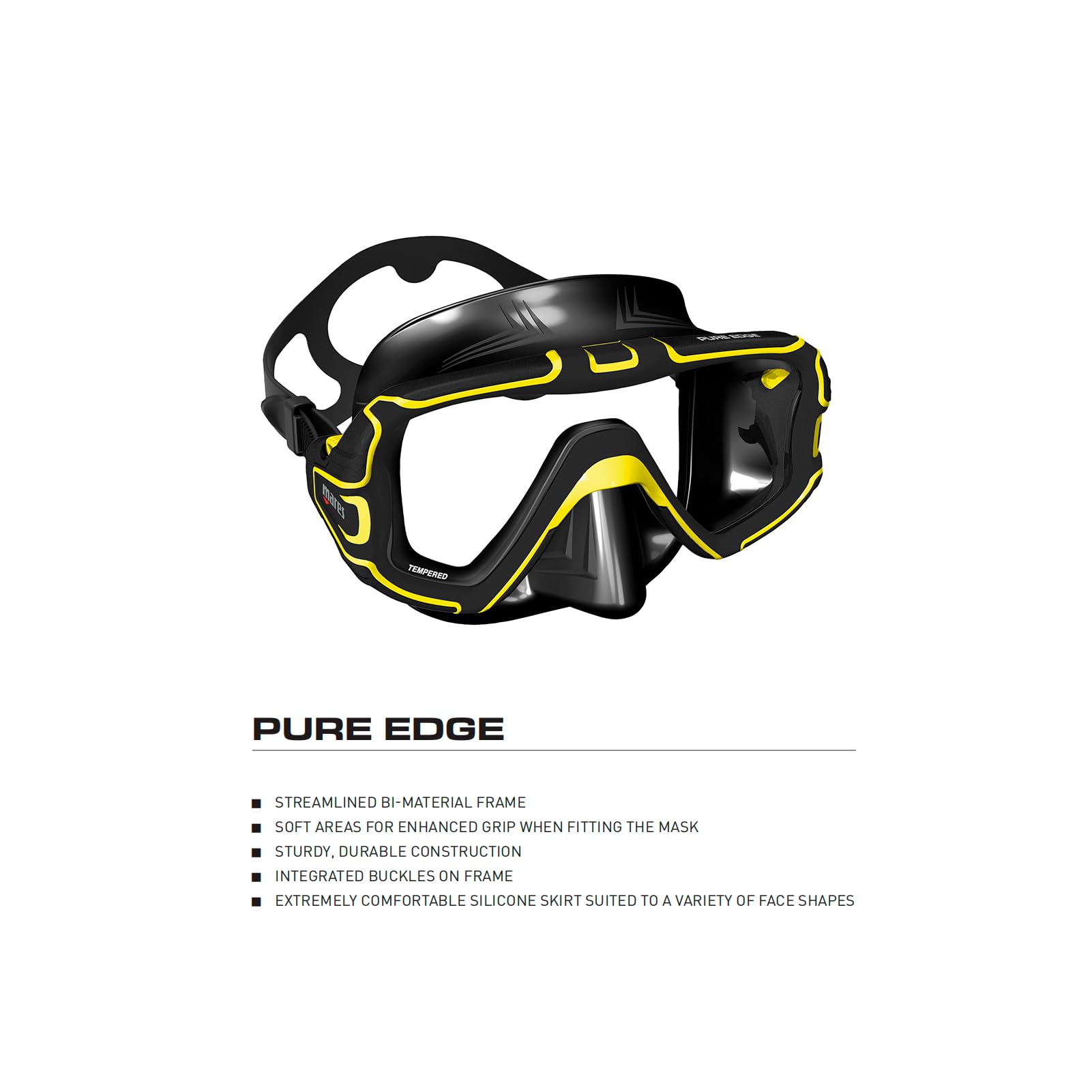 Mares Pure Edge, Tauchmaske, Erwachsene, Einheitsgröße