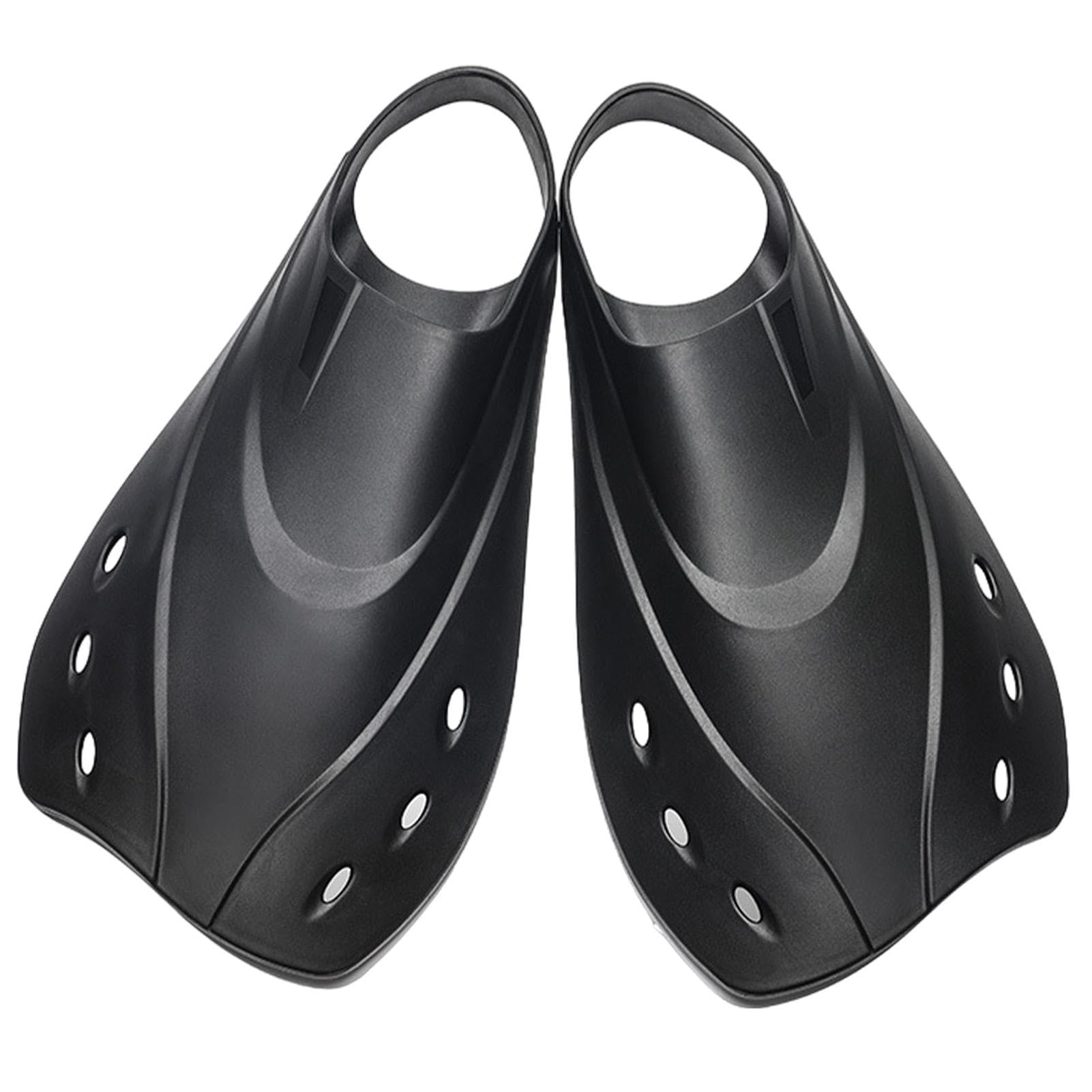 Pinne da nuoto compatte, pinne corte da immersione, pinne ergonomiche, pinne da allenamento corte, pinne da nuoto compatte, allenamento di nuoto breve, comode pinne da immersione, pinne da nuoto