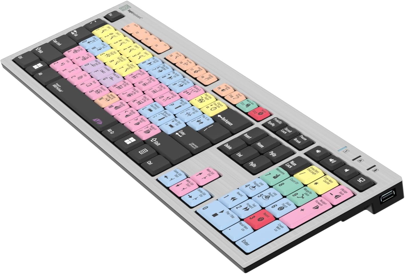 LogicKeyboard Slim Line PC Keyboard - Avid Pro Tools