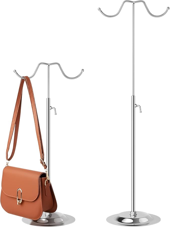 2 Pcs Purse Display Stand Handbag Display Stand Purse