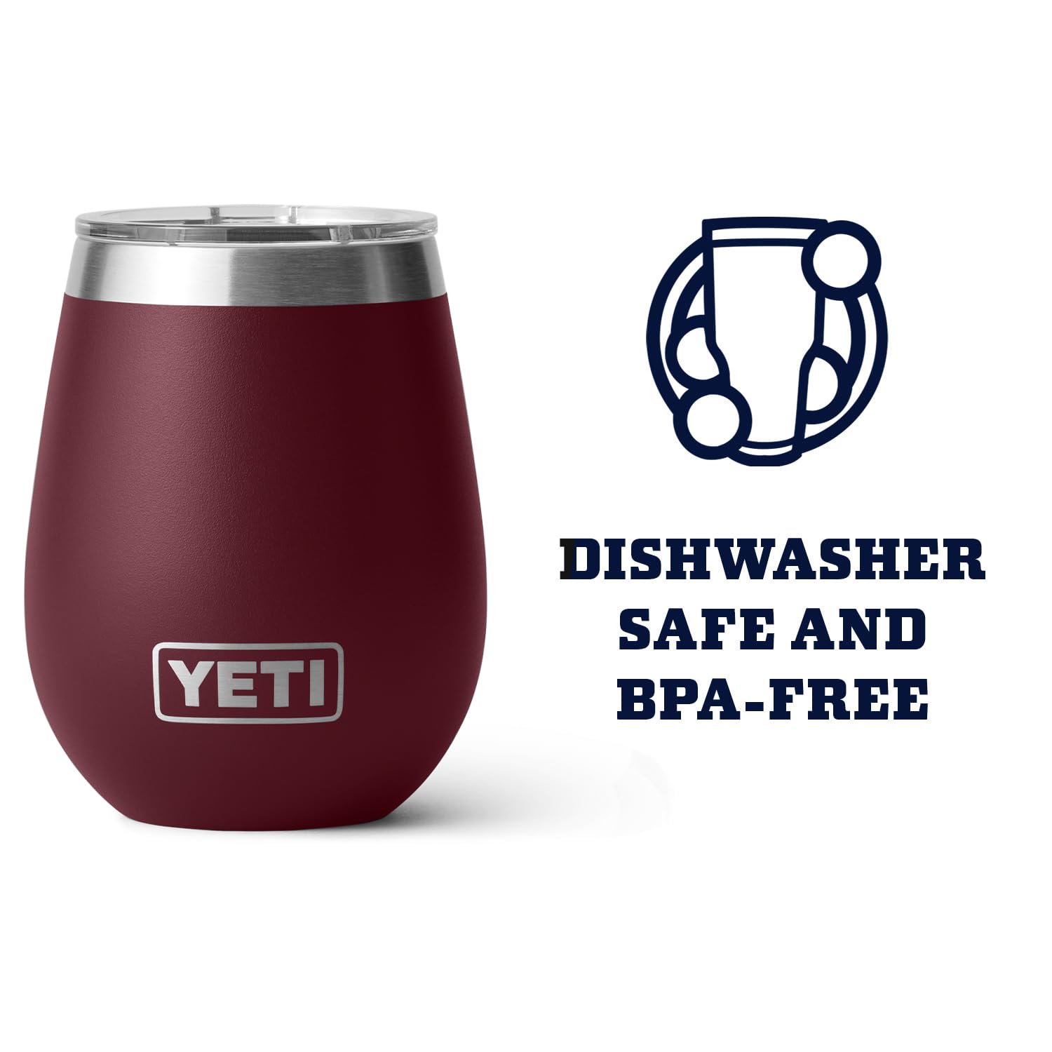 Amazon.co.jp: YETI Rambler 10 oz Wine Tumbler, Vacuum Insulated