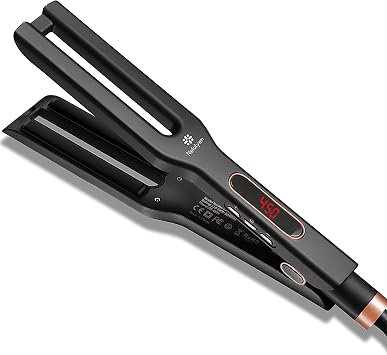 Hair Straighteners Double Straight Ceramic Dual Plate PTC Straightener Flat Iron for Thick Hair Ten-Speed Temperature Control Salon Grade Faster Styling and Reduced Damage