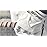 Clutch Sports Apparel American Flag Baseball & Softball Batting Gloves, Super Grip Finger Fit, Performance Mesh & Perforated Sheepskin Palm for Adults & Youth (Whiteout, Large)