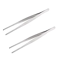 Vista 7 de Accesorios de tejido Pinzas de acero inoxidable, herramienta de alicates, pinzas para el pulgar de diente de rata, pinzas dentadas, plata, 2