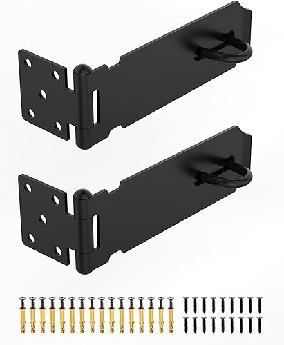 MeBantoo Cerradura de cerrojo de puerta, cerraduras de puerta de granero de 5 pulgadas, pestillo de puerta de acero inoxidable 304, cierre de