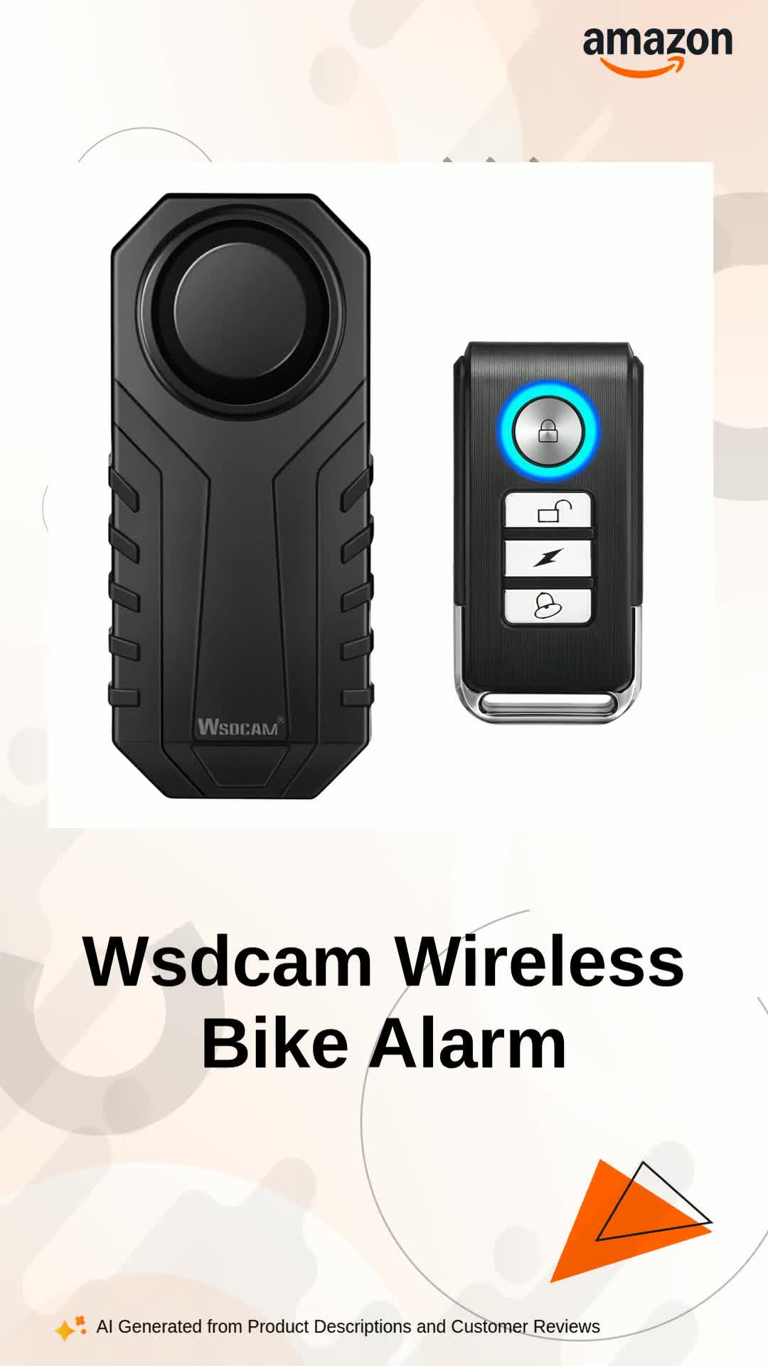 Wsdcam 113dB Wireless Anti-Theft Vibration Motorcycle Bicycle Alarm  Waterproof Security Cycling Bike Alarm with Remote : Amazon.in: Car &  Motorbike