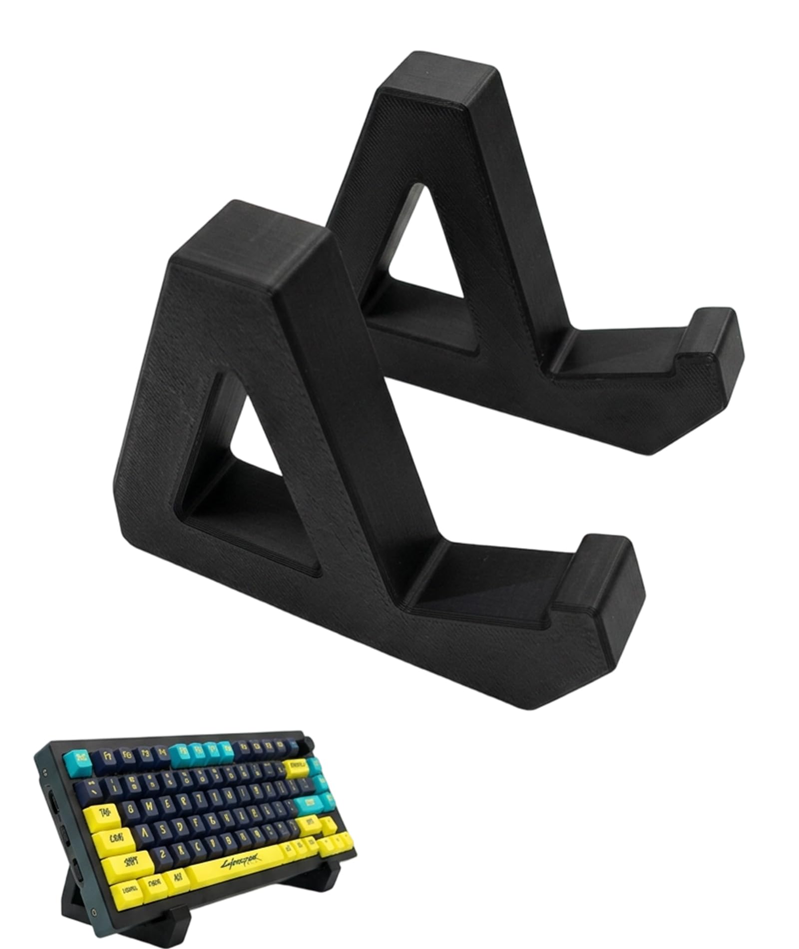 CartHome 2PCS Keyboard Stand, Keyboards Display Stand, Intuitively Display Storage Keyboard, Space Saving Desk Organizer, Sturdy Construction for Office and Home Use-picture-12