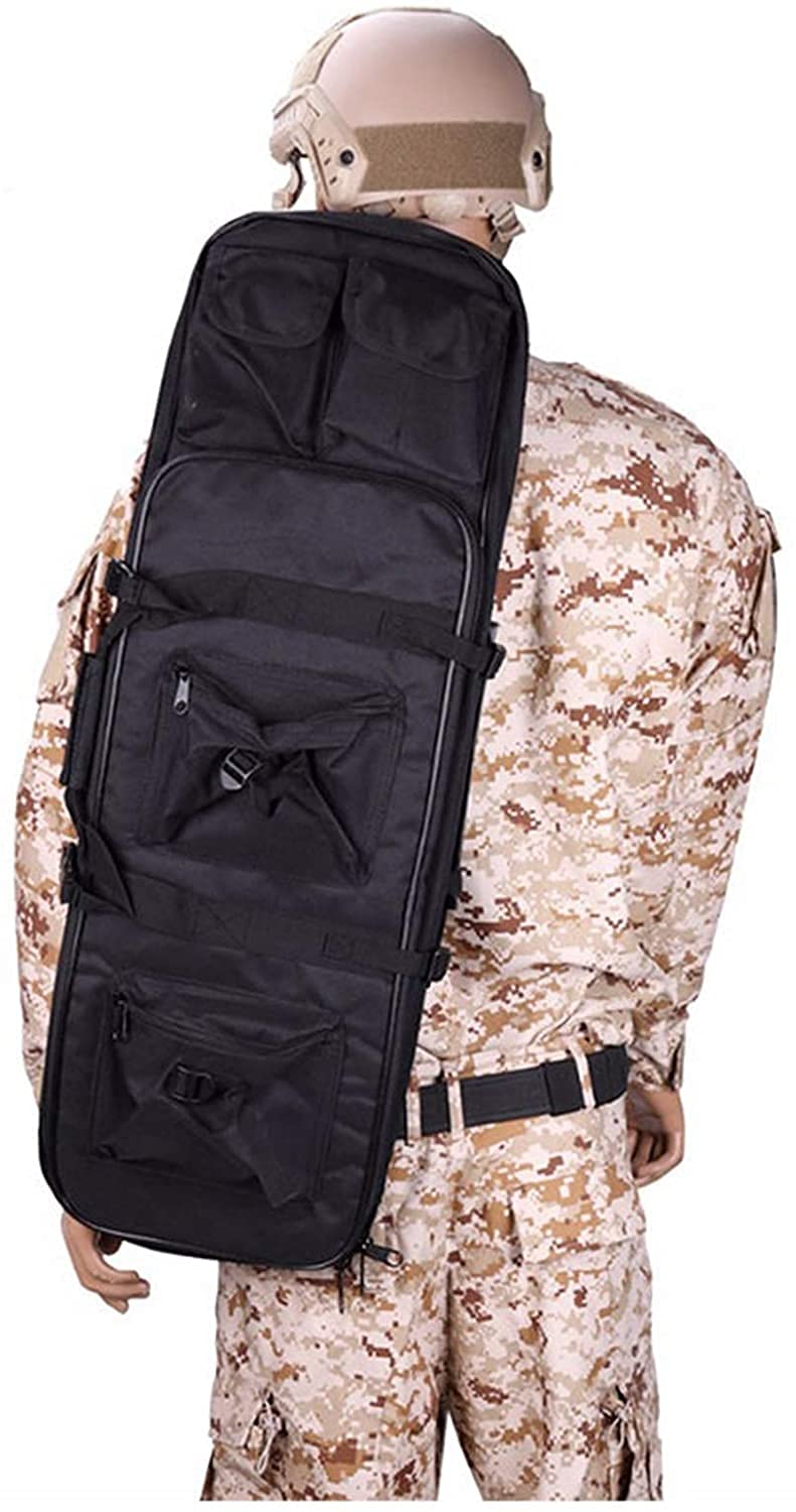 Bolsa Táctica Funda para Arma Estuche para rifle Bolsa para pistola táctica, Mochila para caña de pescar Pistola Escopeta Estuche para airsoft Almacenamiento con correa para el hombro, Correa para el
