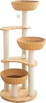 PETTIFUL キャットタワー 木製に生地張り 大型 据え置き 大型猫 415j1bkLINL._SS200_.jpg