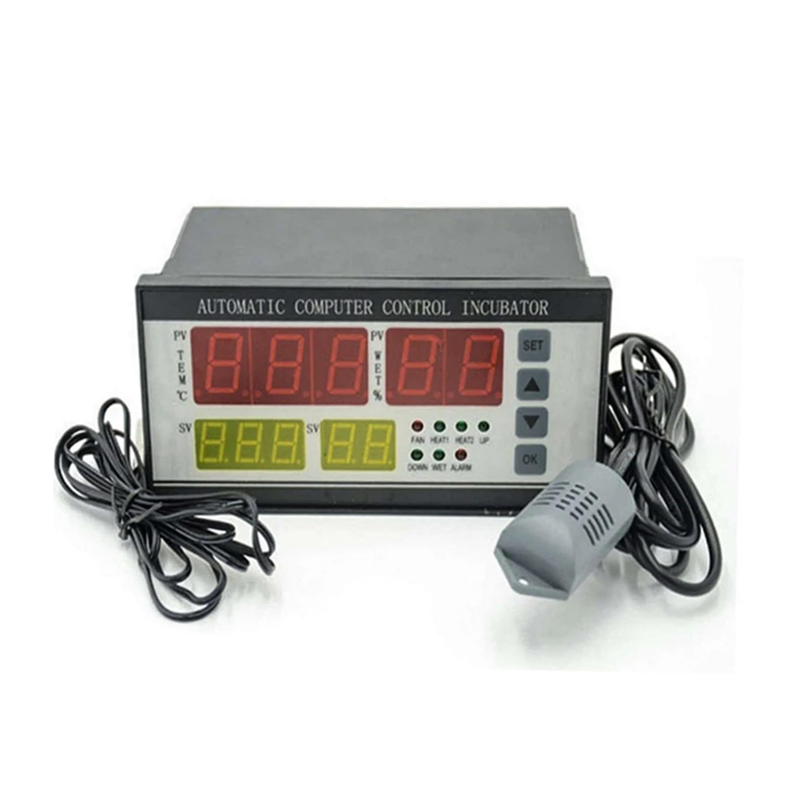 Kontroler Temperatury, Kontroler cyfrowego inkubatora jaj XM-18 Wielofunkcyjny termostat, higrostat, czujnik temperatury i wilgotności