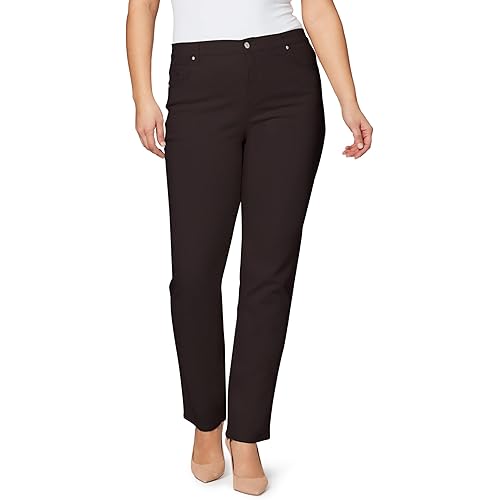 Gloria Vanderbilt Womens Amanda Classic High Rise Tapered Jean Plus Size