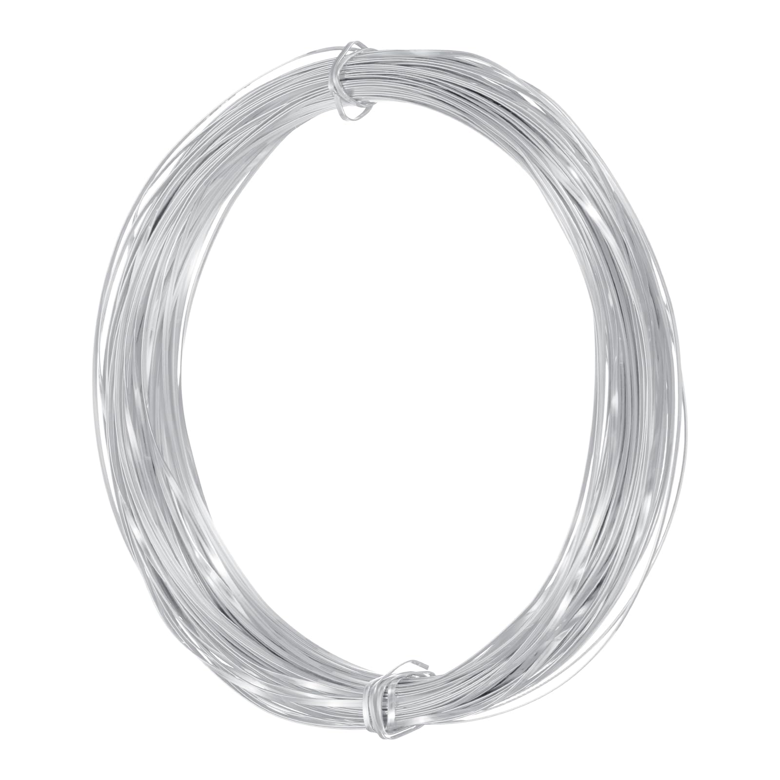 uxcell 1mm Aluminum Craft Flat Wire,98Ft 0.3mm Thickness Bendable Metal Floral Jewelry Beading Armature Wire for Sculpting Armature DIY Jewelry Making Silver Tone