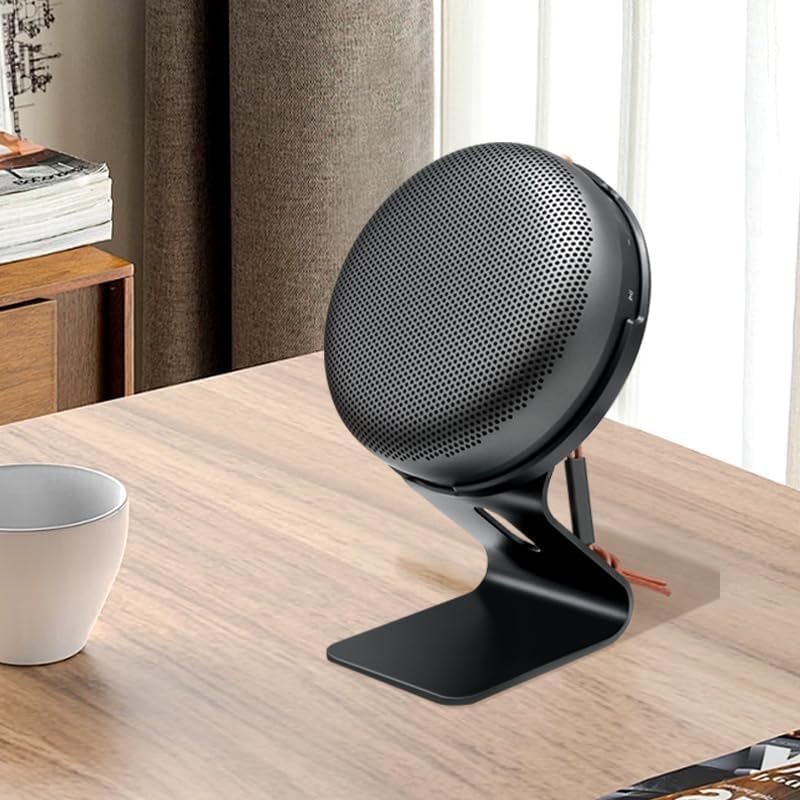 Aluminum Stand for Bang & Olufsen Beosound A1 (2nd Generation),Premium Anti-Slip Desktop Mount with Vibration Damping for Enhanced Sound,Adjustable Tilt, (Black)
