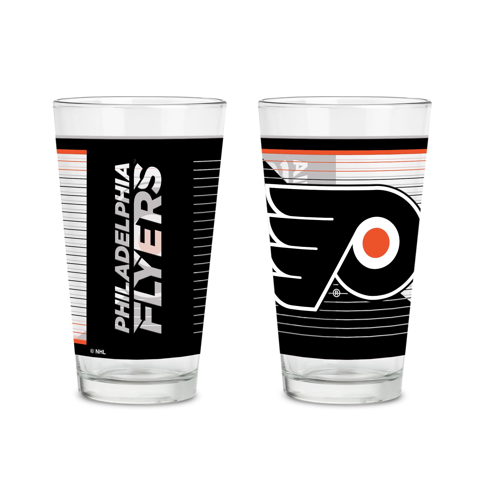 Verres à pinte Philadelphia Flyers NHL par Rico Industries de 473 ml