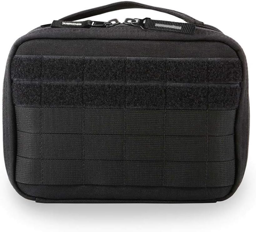 Polyester Canvas Tactical Tech Kit Phone, Charger, Adapter Black