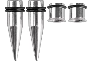 9mm Ear Gauges Taper and Plugs Kit: Painless Ear Stretching Made Easy