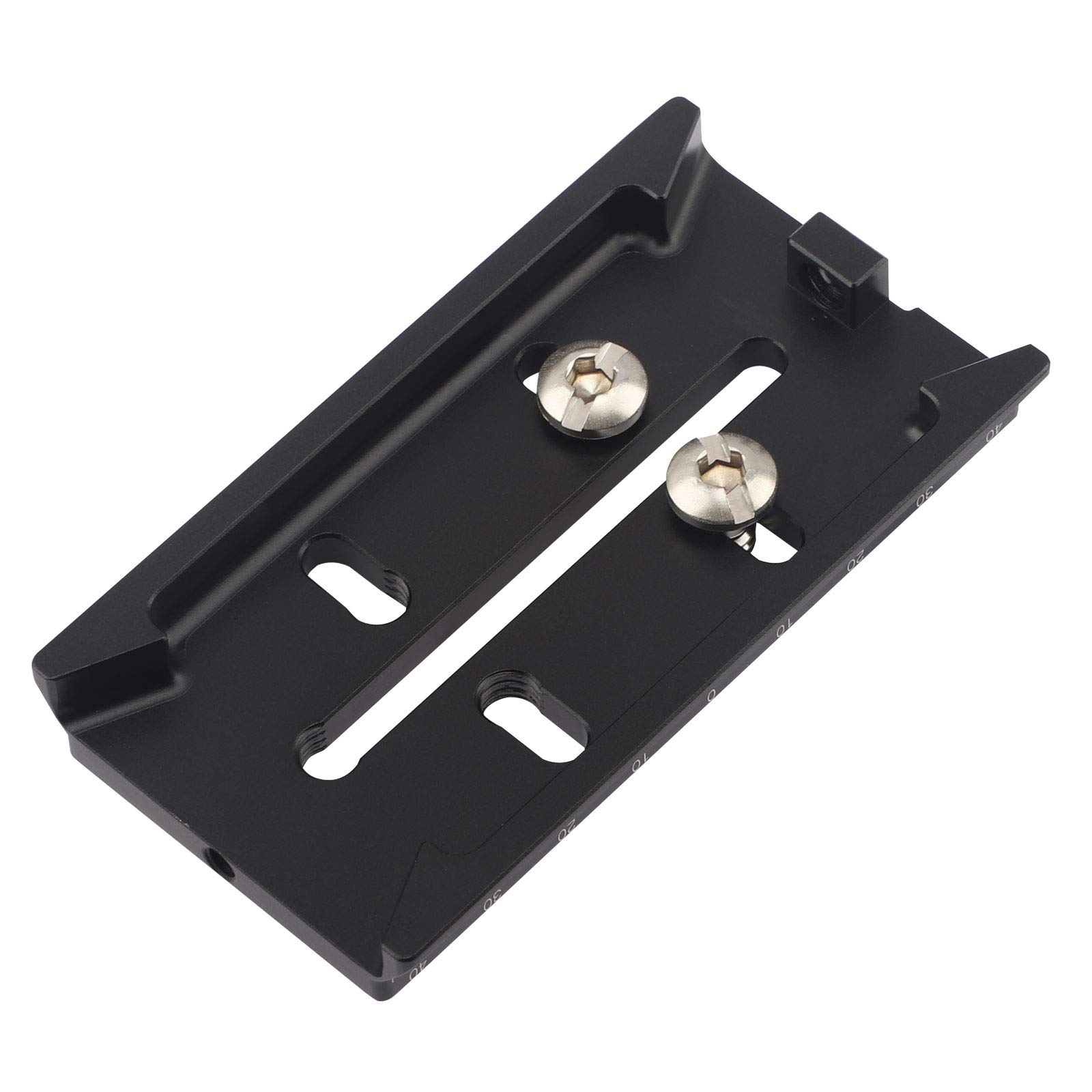 Haoge HQR-RY90 Piastra a sgancio rapido a doppio tipo per stabilizzatore cardanico DJI Ronin-S RoninS compatibile Manfrotto MVH500AH MVH502AH501HDV 504HD 577 Treppiede Fluid Video Head …