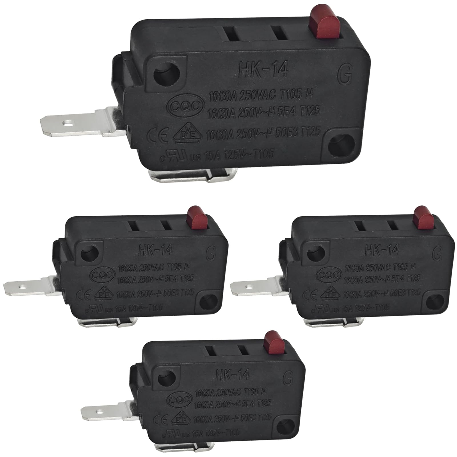 ぴ*様 Switch 本体 Amazon.com: HK-14 NO Micro Switch (Pack of 4) - 20A 250VAC SPST