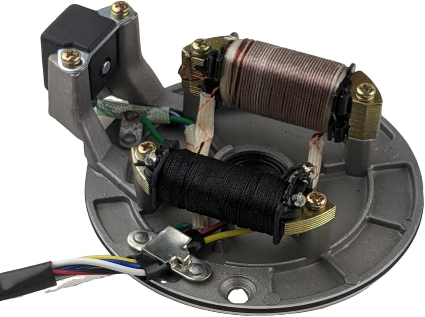 RedCap 2-Coil 5-Wire Stator Magneto With Plate for 50cc 70cc 90cc 110cc 125cc ATV Quad Dirt Bike 4-Wheeler Scooter Replacement for Taotao Kazuma SSR Baja Coolster