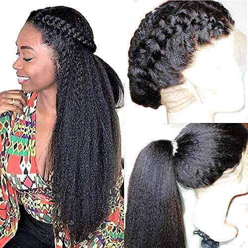 613 Blonde Lace Front Wig Straight T-Part Human Hair Wigs 13x5x2 Lace Brazilian Hair Wigs for Women Pre Plucked With Baby Hair 150% Density (14inch, 360 Lace Frontal Wig)