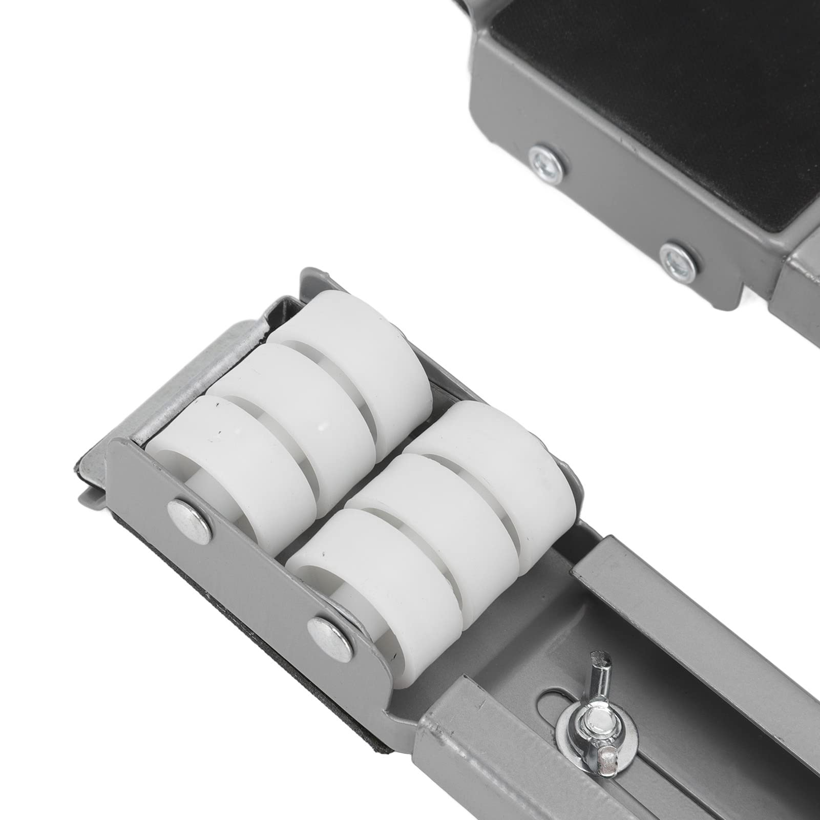 Rulli Per Elettrodomestici Per Carichi Pesanti, Rulli Per Elettrodomestici Universali con Cuscinetto di Carico da 300 Kg, Ruote Per Supporto Per Frigorifero Base Per Lavatrici Frigoriferi (argento)