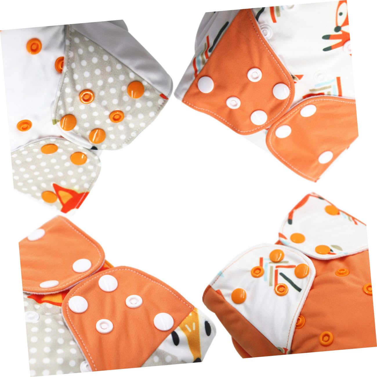 4 Stück pack Waschbare und Wiederverwendbare Babywindeln aus Polyester für Neugeborene Trainingshöschen für Täglichen Gebrauch zu Hause