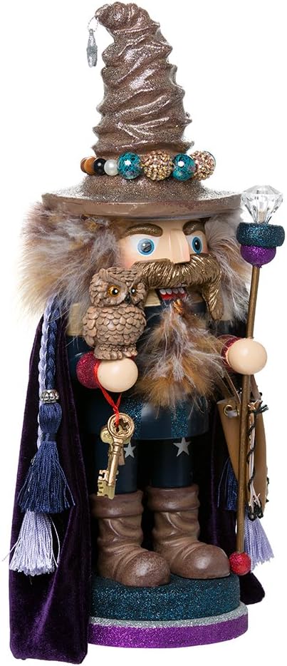 Kurt S. Adler15" Hollywood Wizard Nutcracker with Owl
