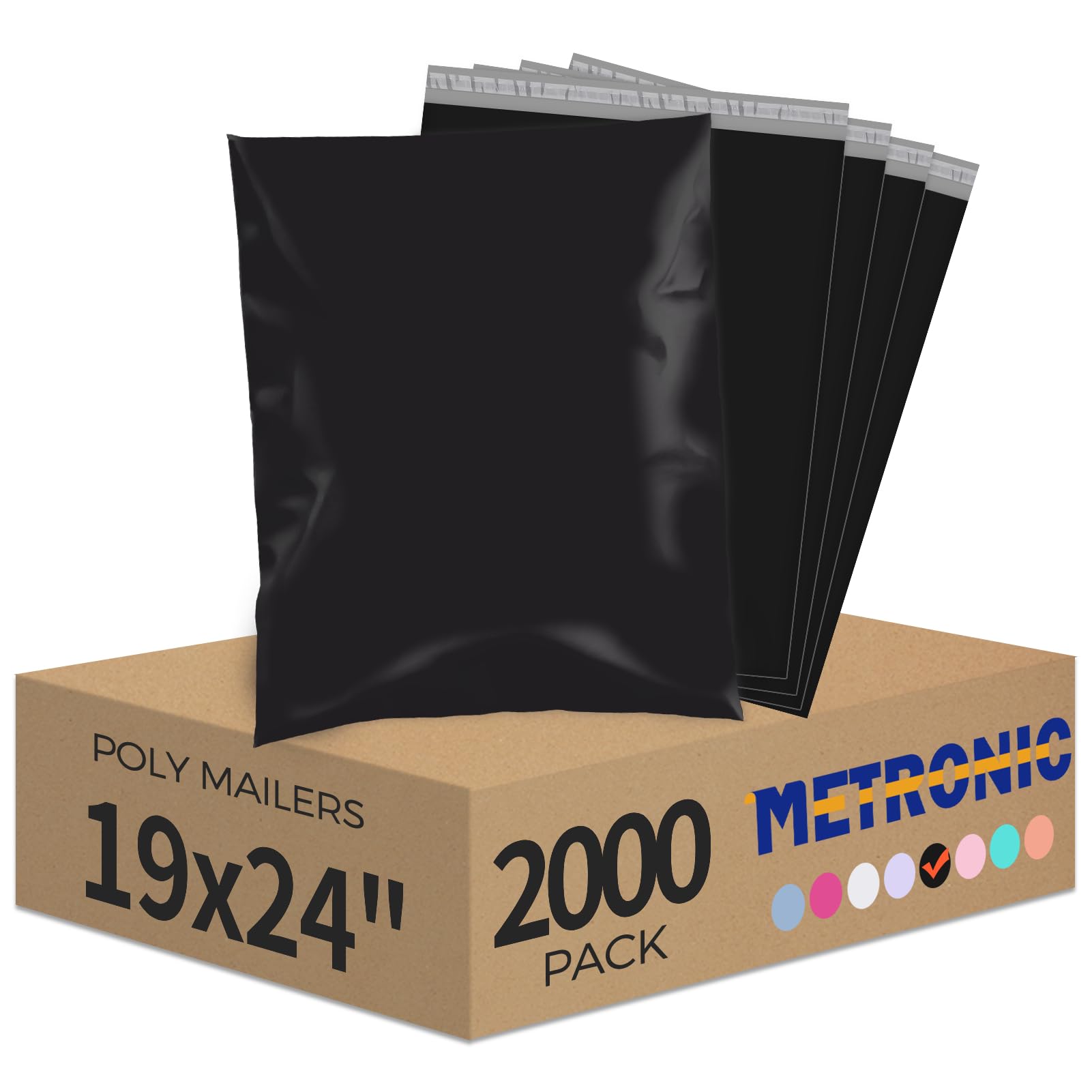 Metronic Poly Mailers 19x24 2000PC Shipping Bags for Clothes Small Business
