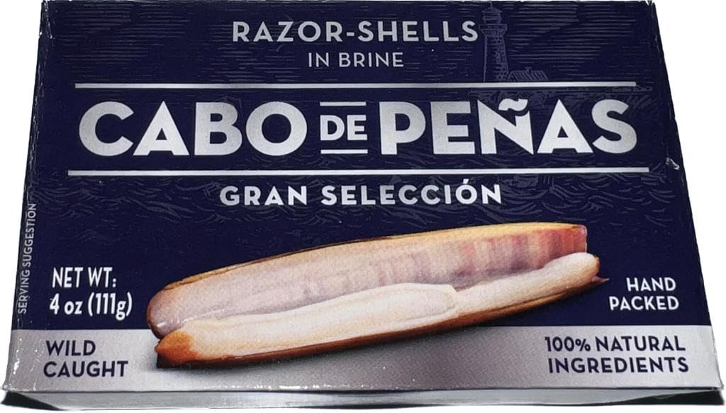 Razor Shell in Brine CABO DE PEÑAS 111g (Navajas al Natural)