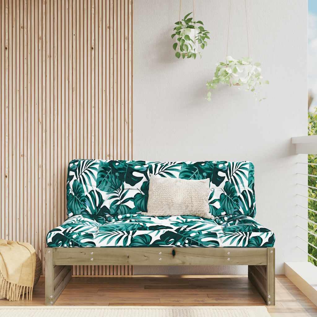vidaXL Sofá Central Madera de Pino impregnada 120x80 cm, sofá intermedio, sofá de Exterior, sofá de Patio, sofá de jardín, sofá Modular