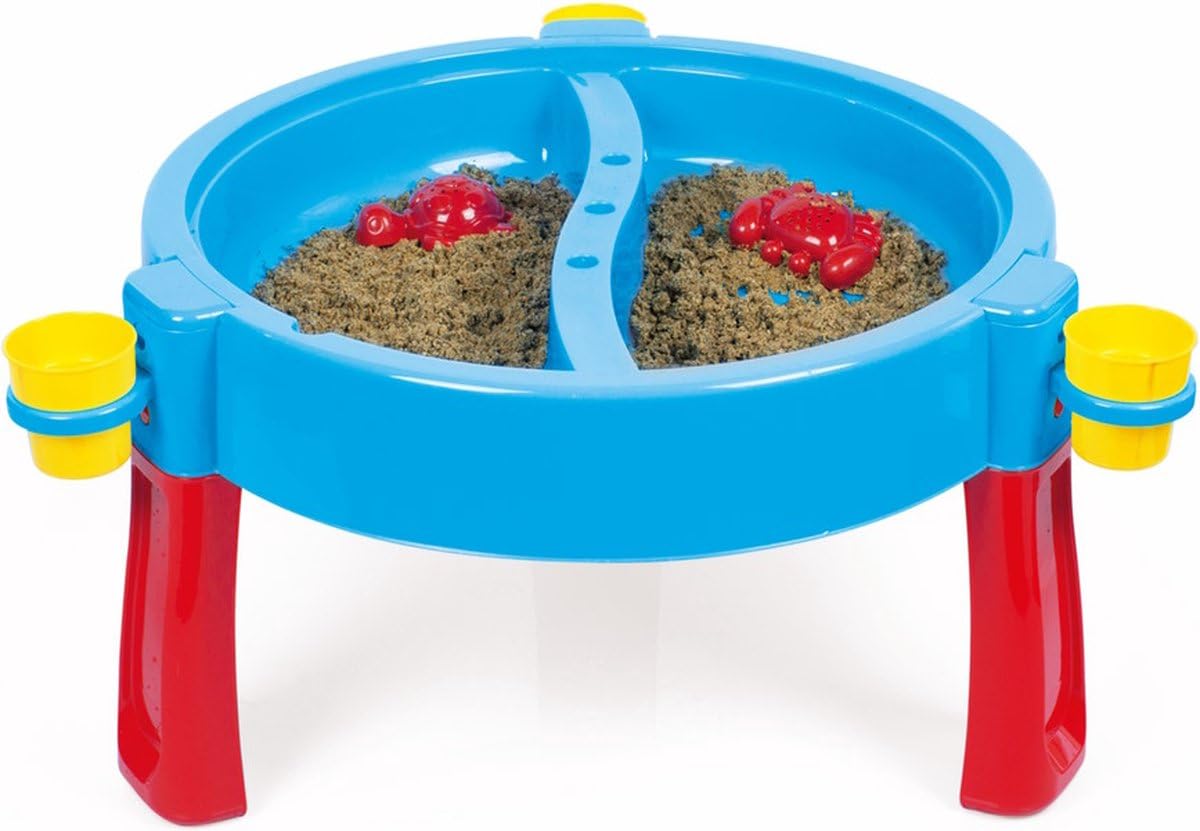 Dolu Wasser- & Sand-Aktivitätstisch – Sensorischer Spieltisch mit Wasserbahn, Sand- und Wasserbereichen, Zubehör inklusive, Für Innen- und Außenbereich, Ab 24 Monaten