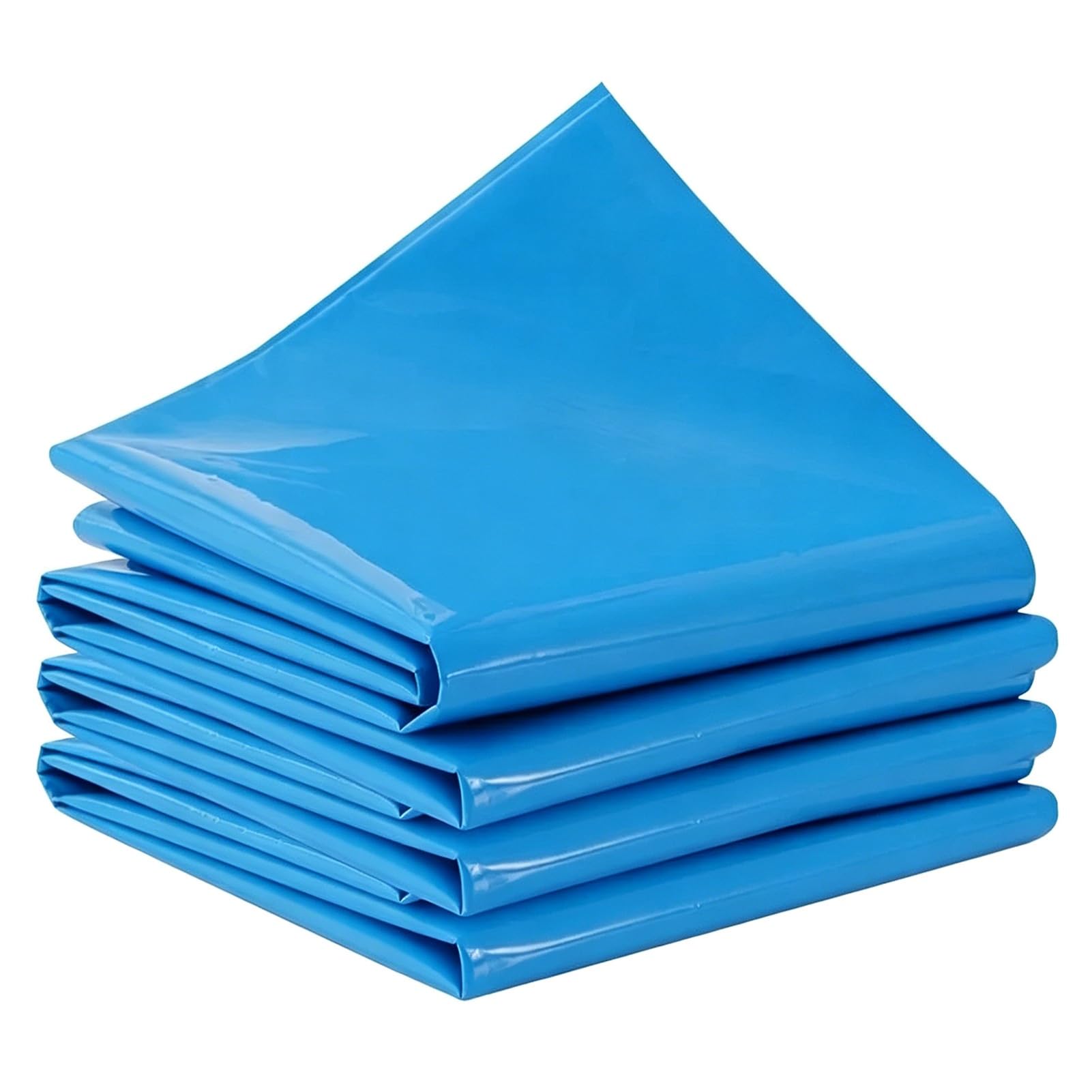 Hamankim Heavy Duty Reinforced Pond Liner, 3x7m 5x6m 7x8m 8x10m 10x12m HDPE Flexible Pond Lining, Impermeable Ponds Membrane for Koi Ponds & Aquaculture - Blue(8x10m(26.2x32.8ft))